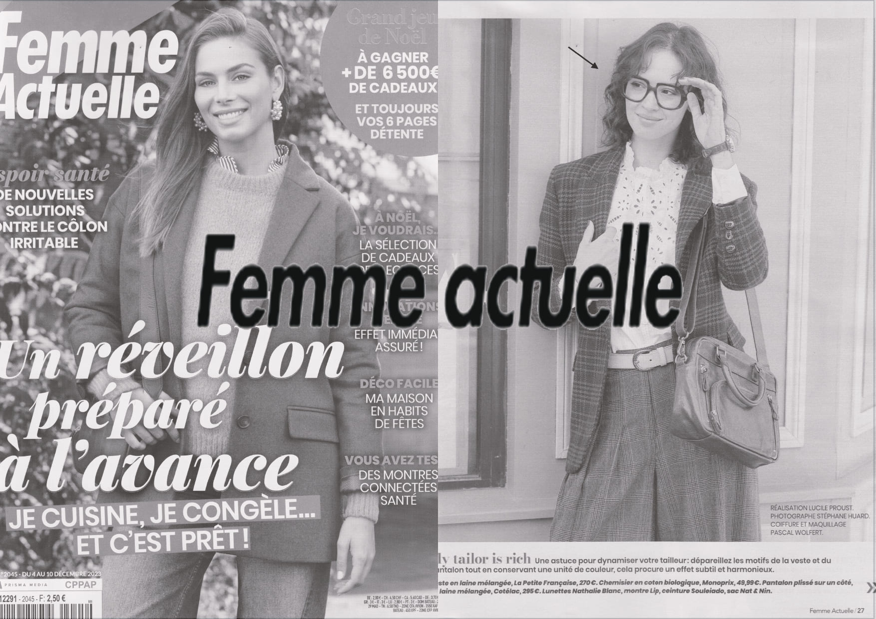FEMME ACTUELLE - DECEMBER 2023