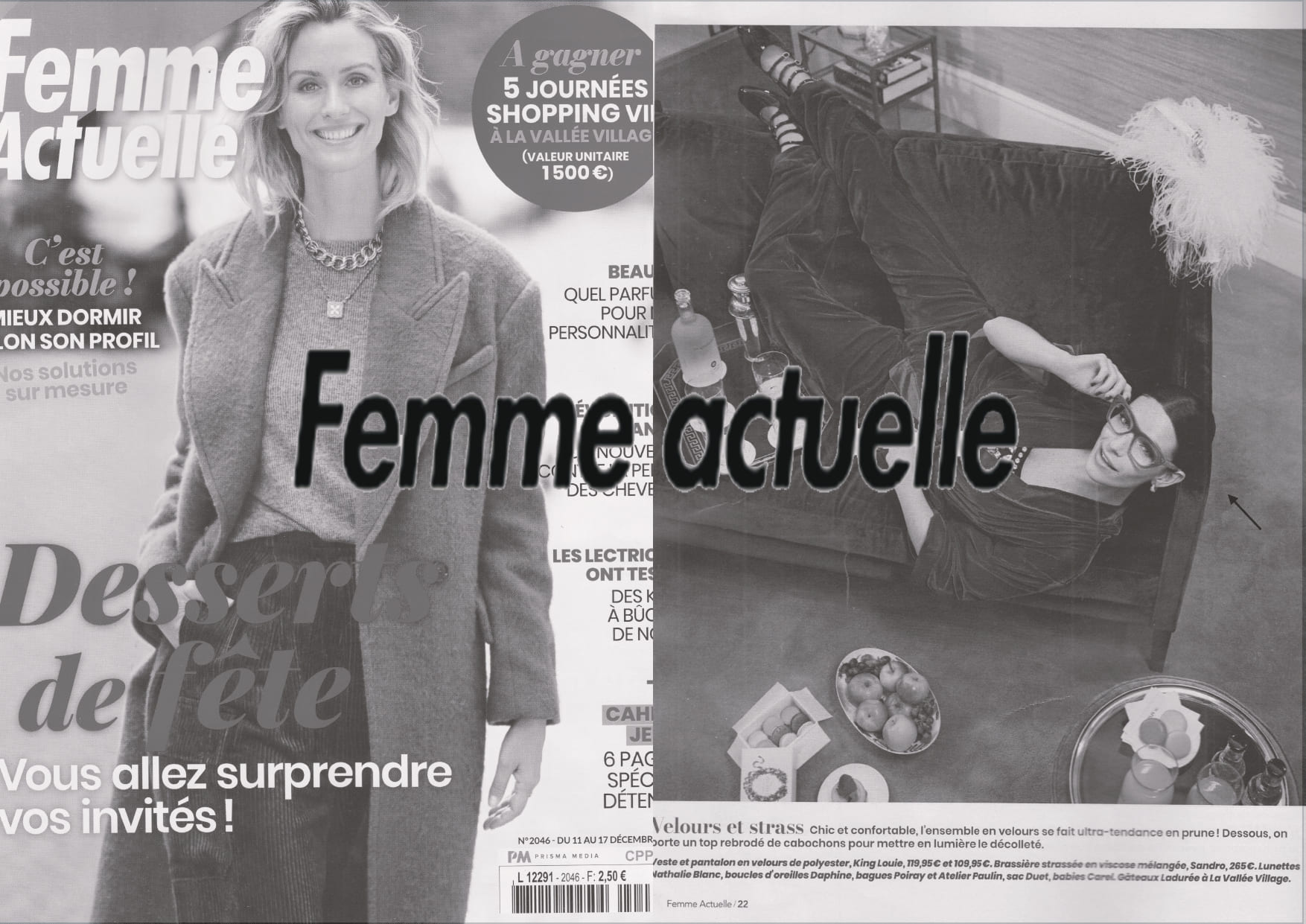 FEMME ACTUELLE - DECEMBRE 2023
