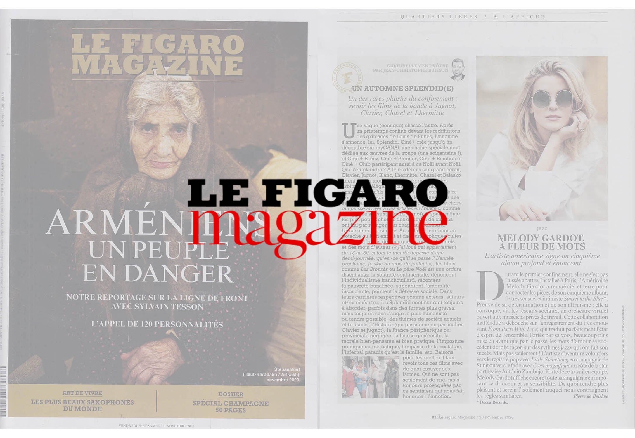 LE FIGARO MAGAZINE - NOVEMBER 2020