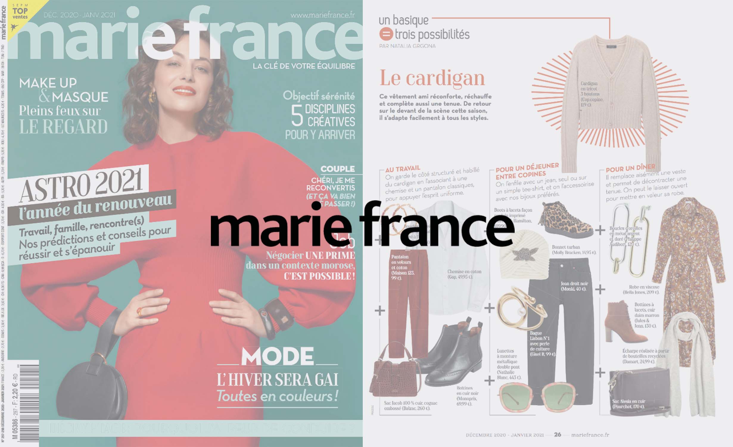 MARIE FRANCE - DECEMBER 2020