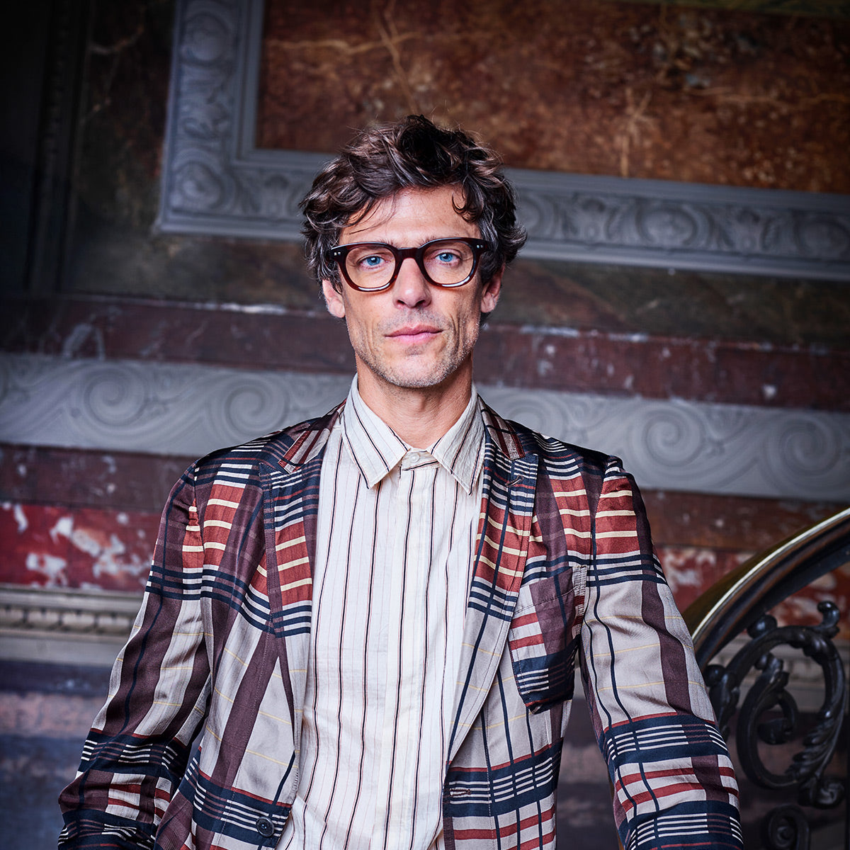 lunettes pour homme monsieur blanc de maison nathalie blanc paris