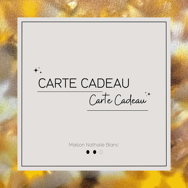 Carte cadeau Maison Nathalie Blanc