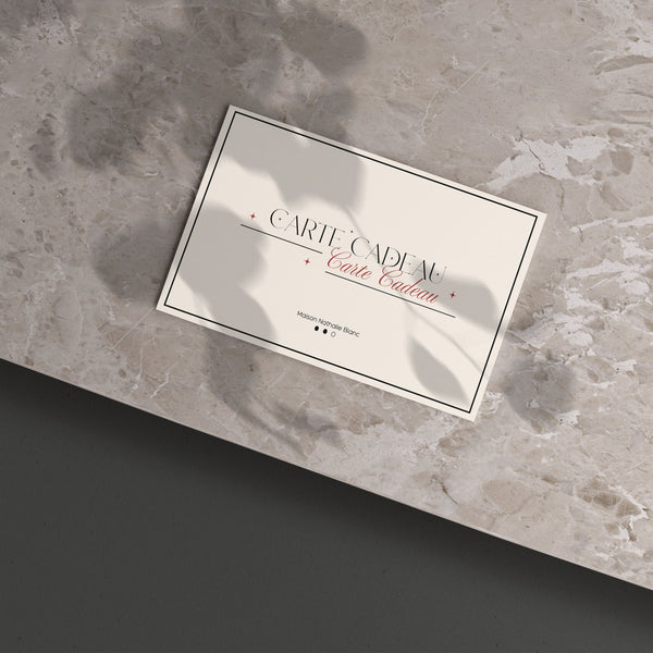 Carte cadeau Maison Nathalie Blanc